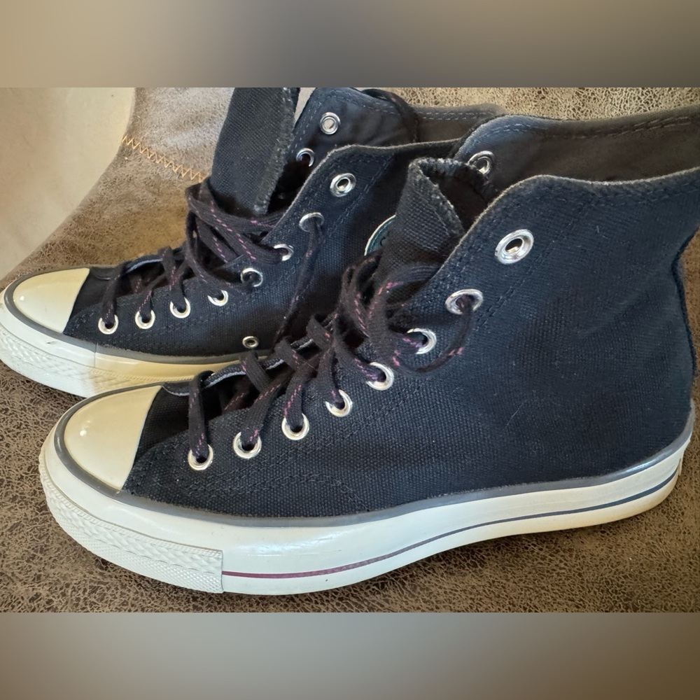 Converse Chuck 70 “Color Fade” Black/Cyber Grey/Deep Sleep High-Top Sneakers - Picture 9 of 12